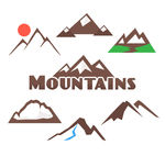 山峰标志