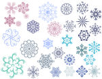 常用雪花素材