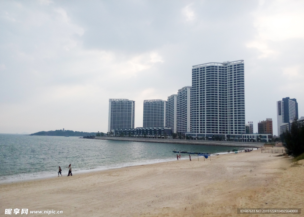 大亚湾海边建筑