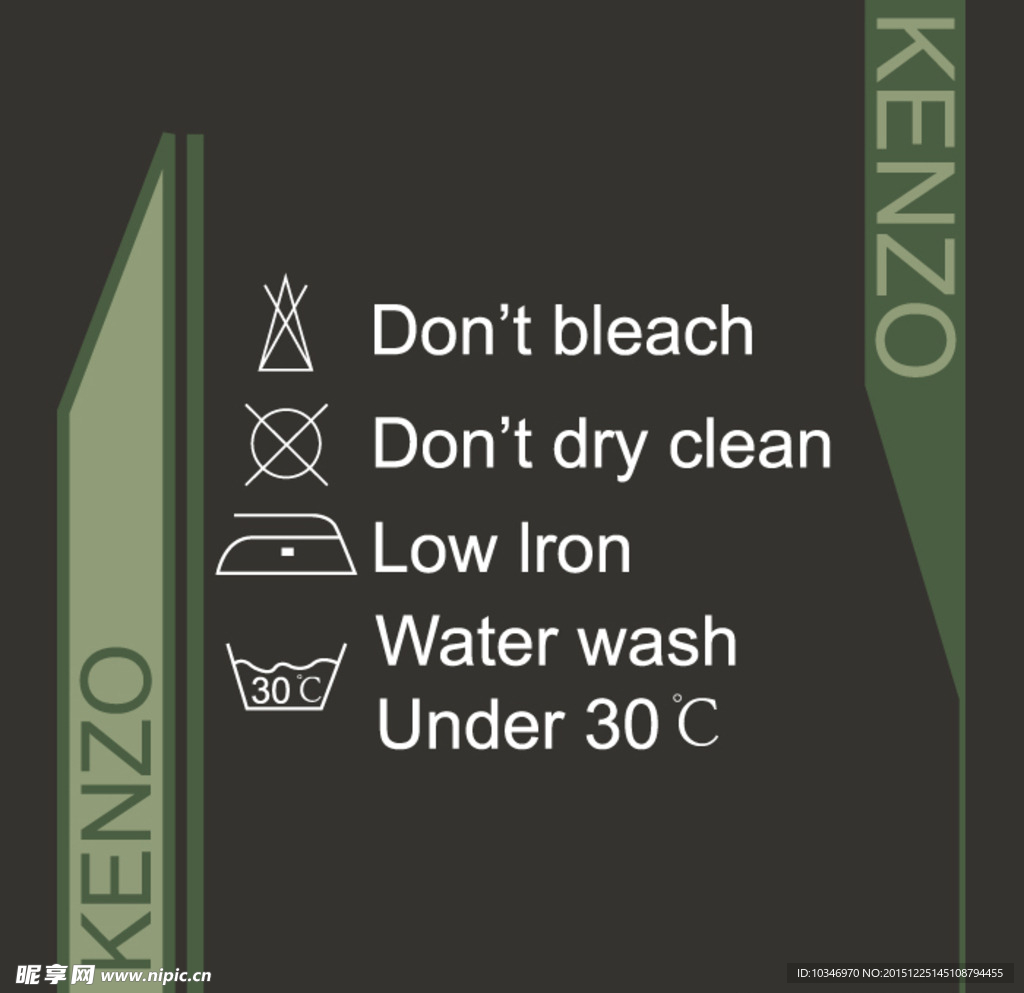 kenzo 品牌 大牌 印花