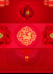 高清红色喜庆新年贺卡