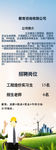 建筑工程系公司招聘展架