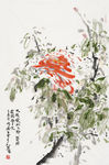 画家白岩峰国画花鸟画图片