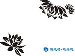 单花矢量图