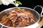 干锅带皮驴肉