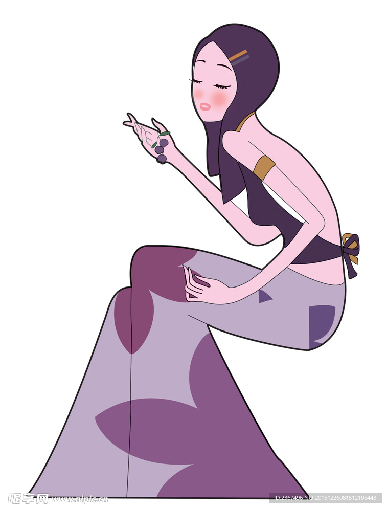 卡通美女