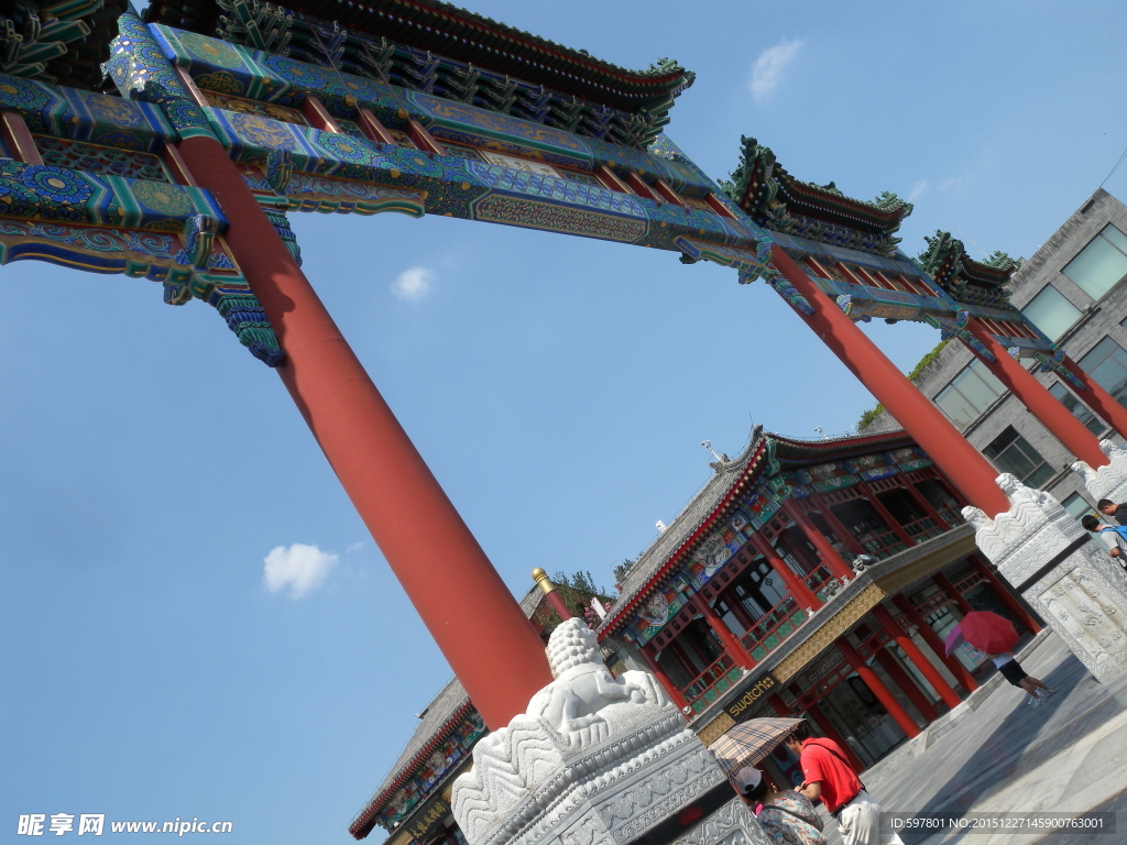 北京前门大街街景