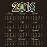 简约2016年年历