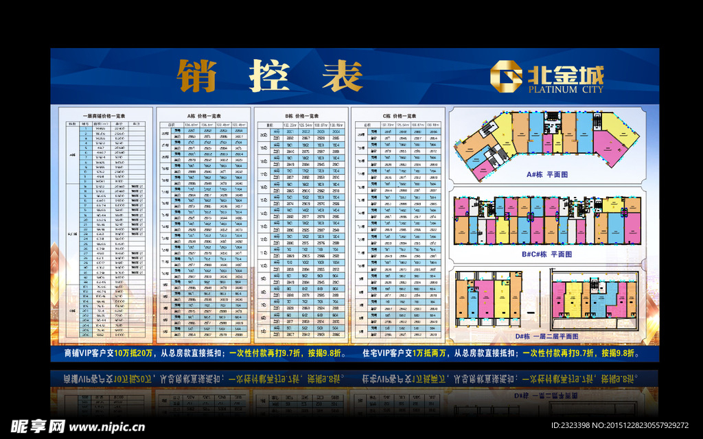 销控表 房地产公开栏