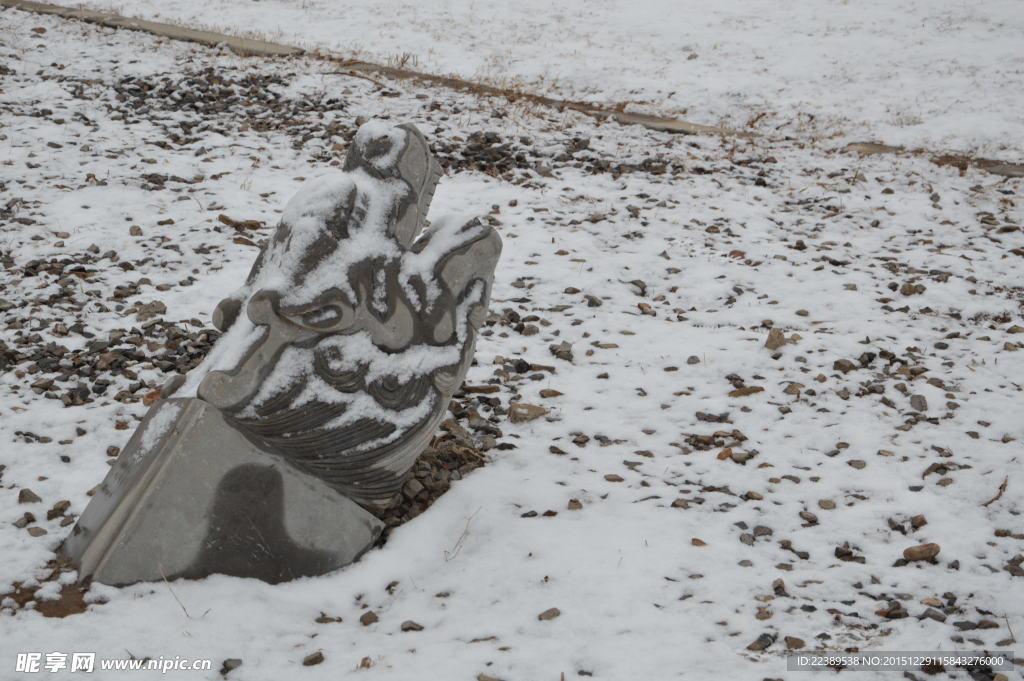 大明宫雪景