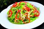 兰豆金针菇