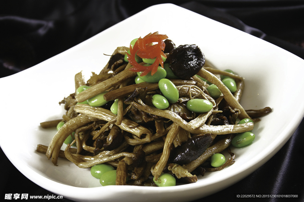 毛豆茶树菇
