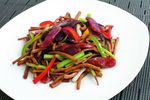 茶树菇炒腊味