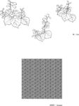 线描桐花纱绫型底纹矢量EPS