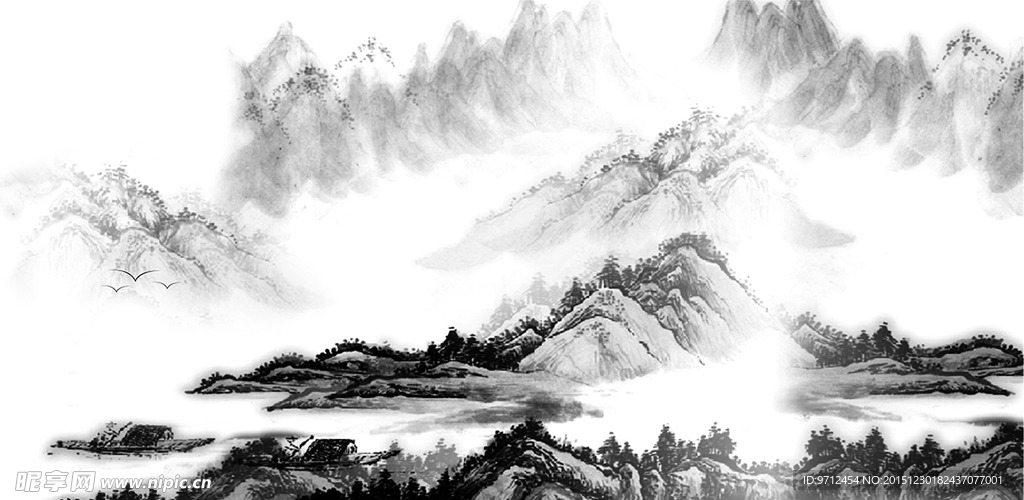 水墨画