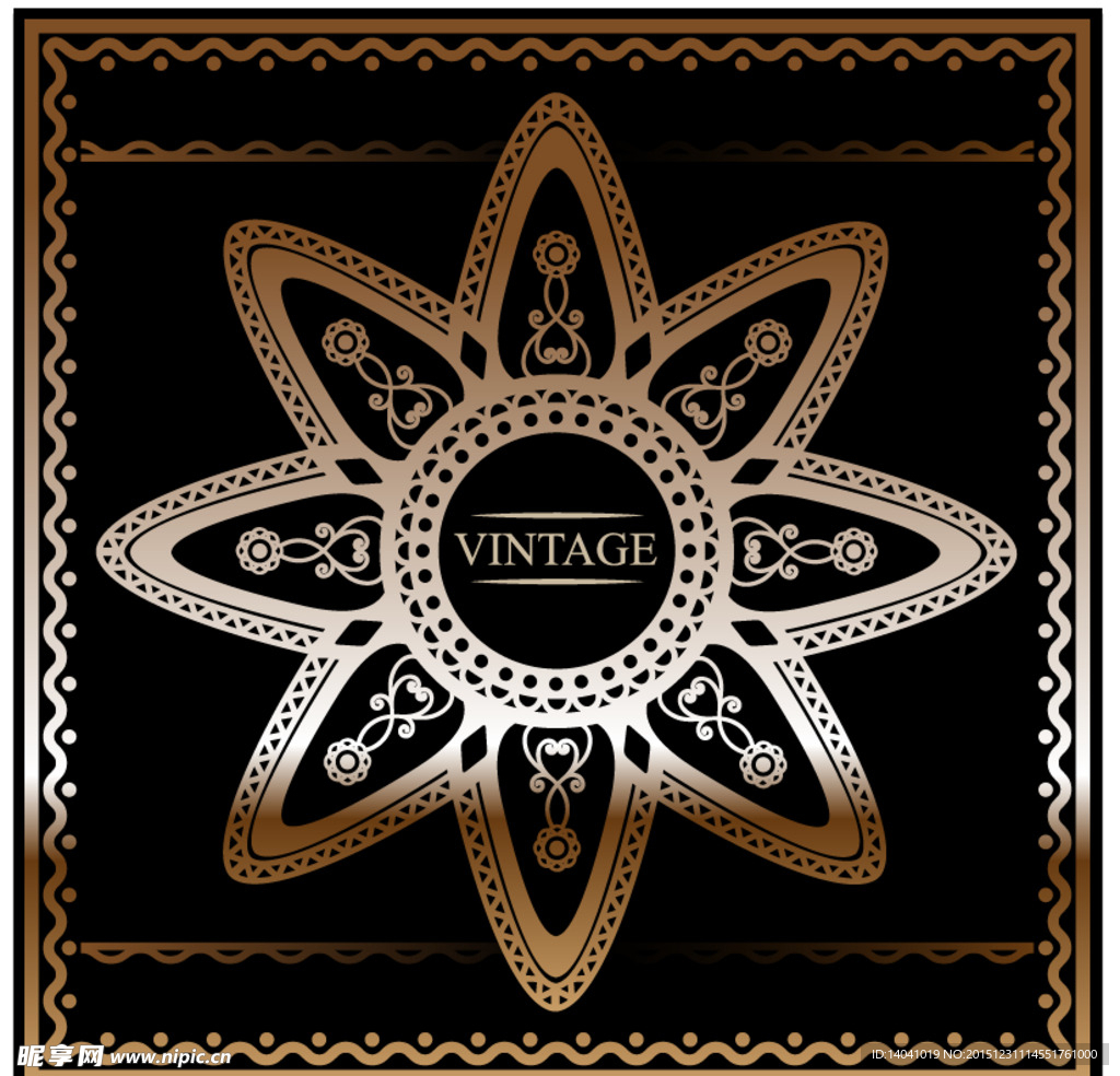 欧式花纹花边素材