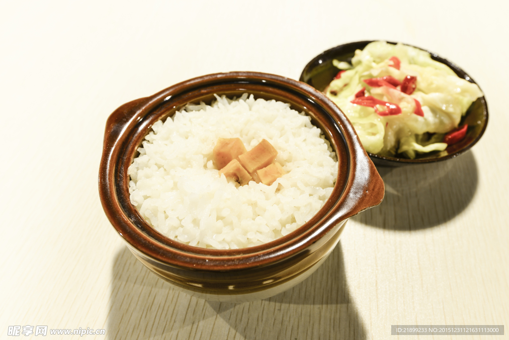 小菜与米饭
