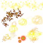 梅花 烟花素材