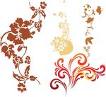 矢量 花纹 花边