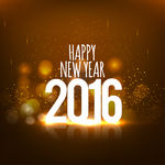 精致2016新年贺卡矢量素材