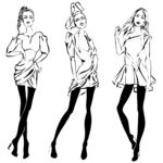 手绘少女