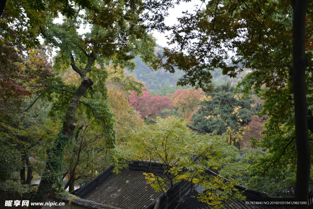 天平山风光