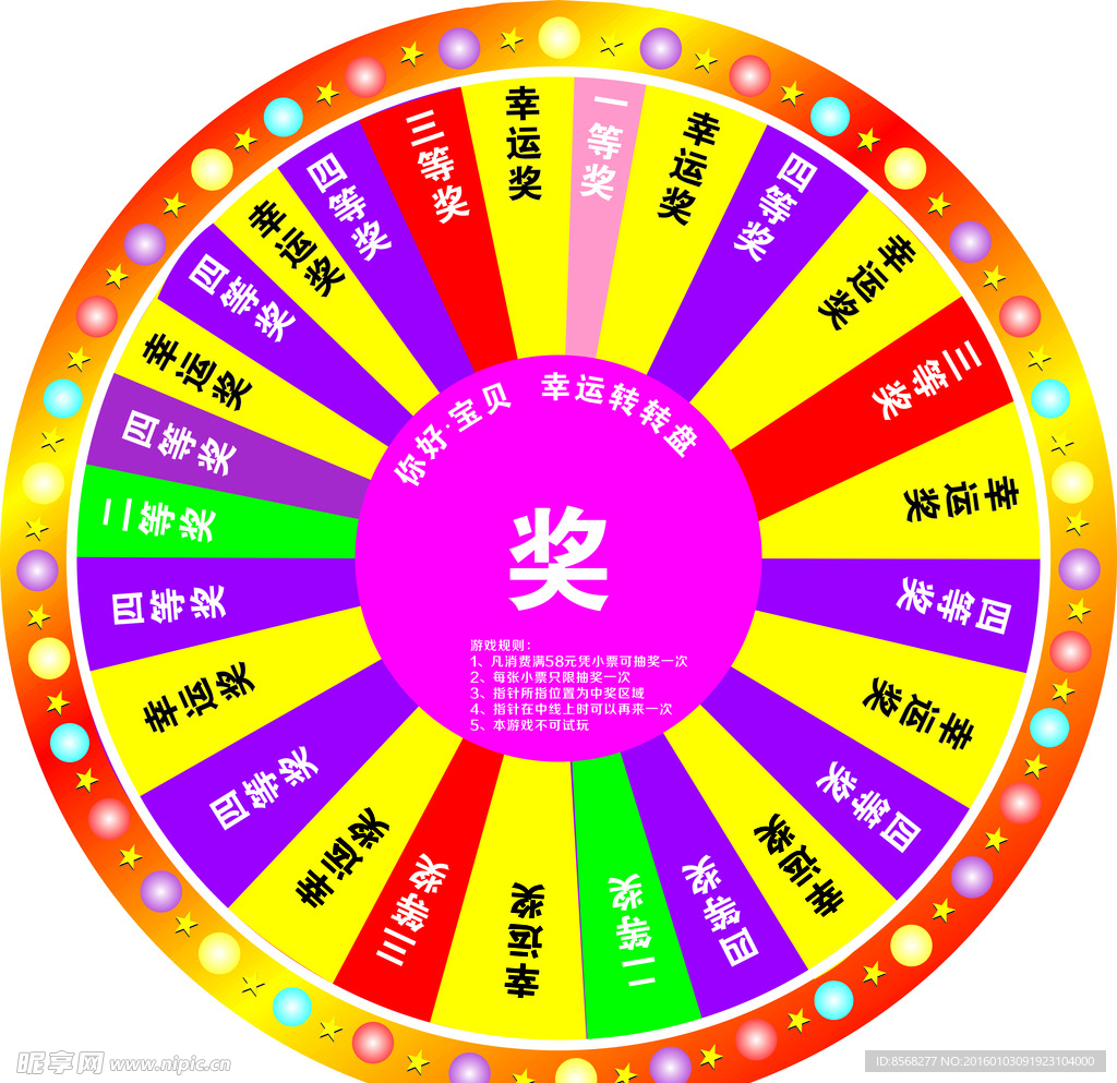 抽奖转转盘