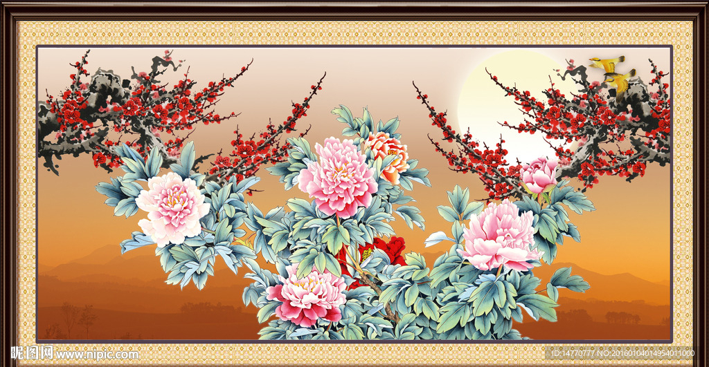 梅花 花开富贵