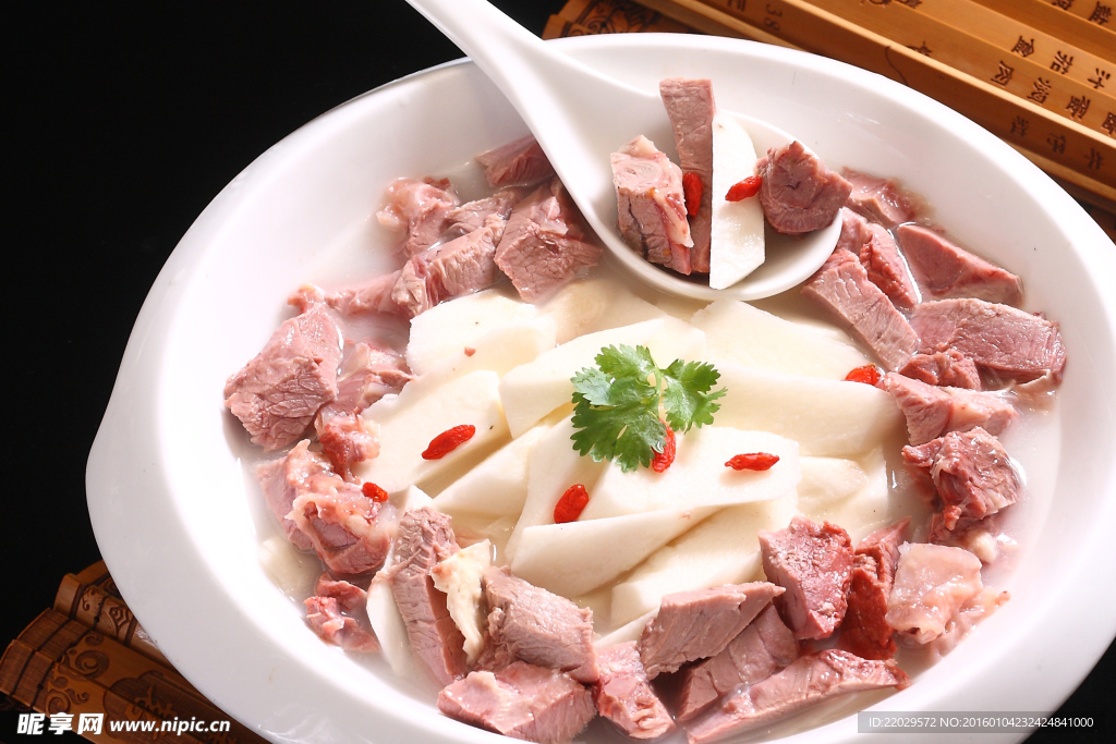 汤驴肉炖山药