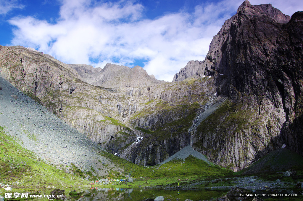 龙门山风光