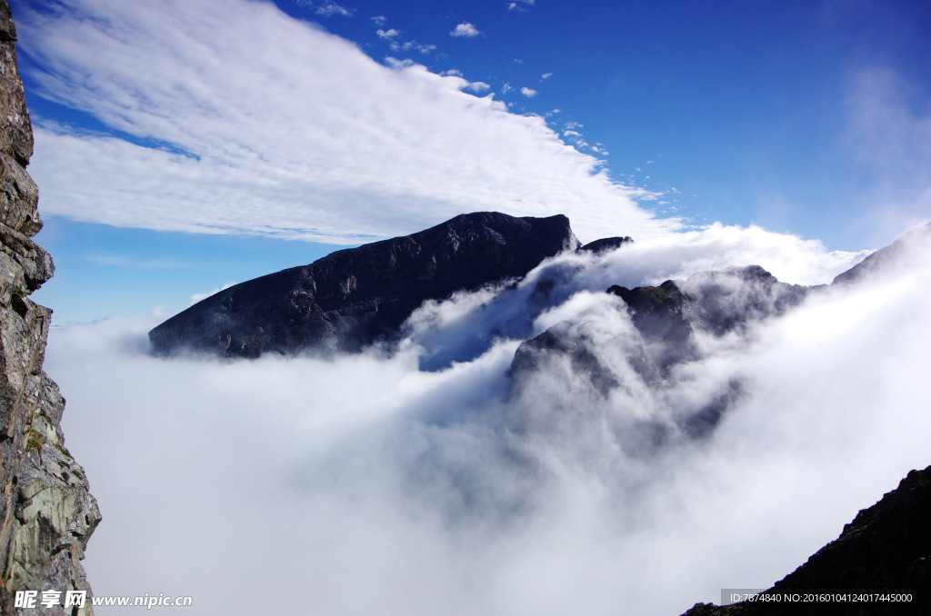 龙门山风光