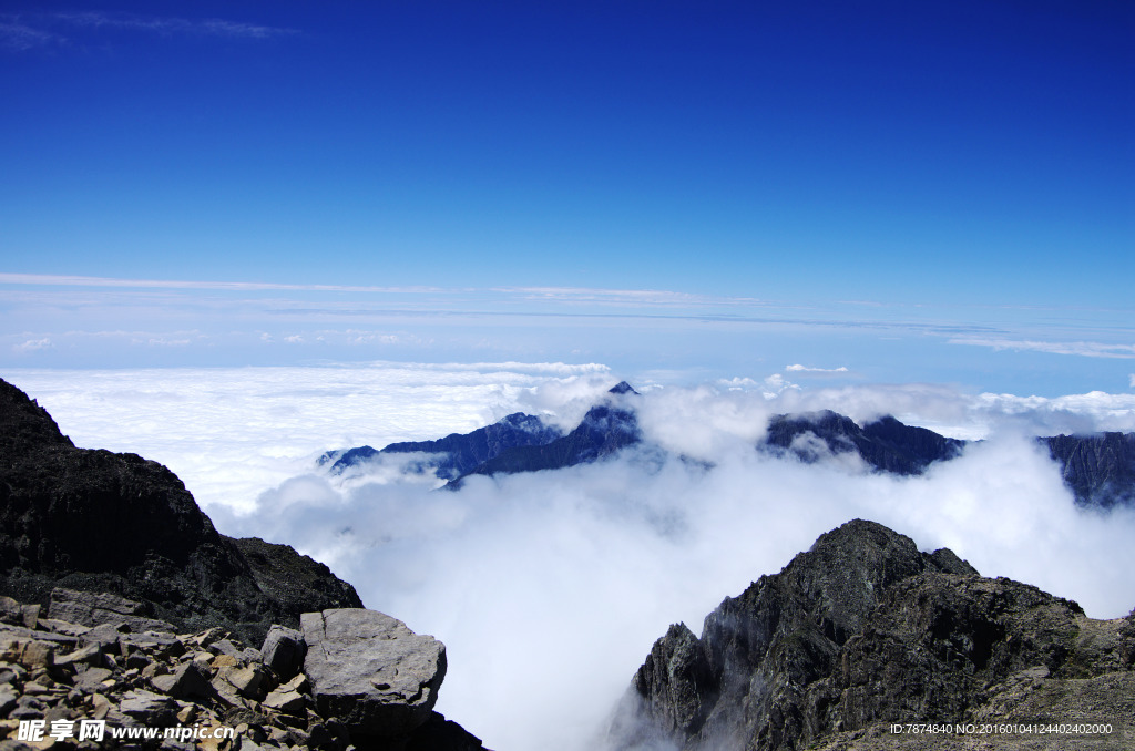 龙门山风光