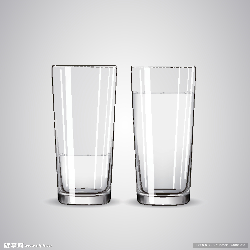 透明玻璃水杯