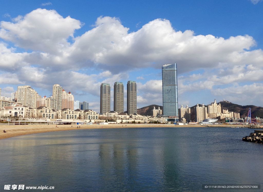 大连星海湾海滨风景