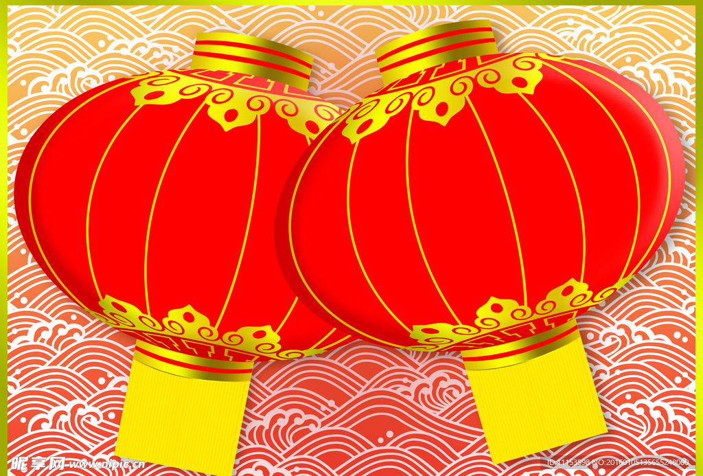 高清分层灯笼