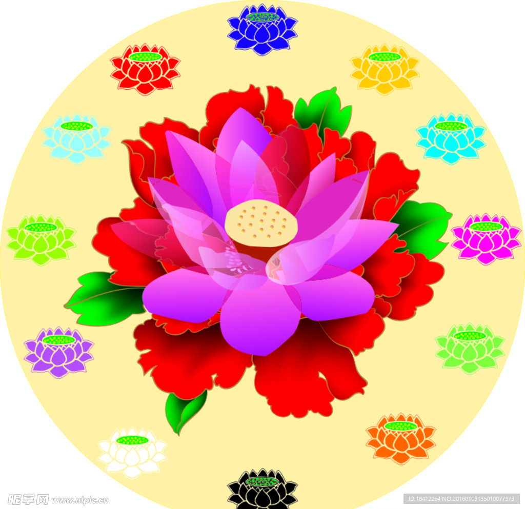 矢量莲花