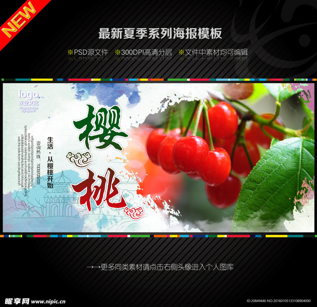 樱桃标签
