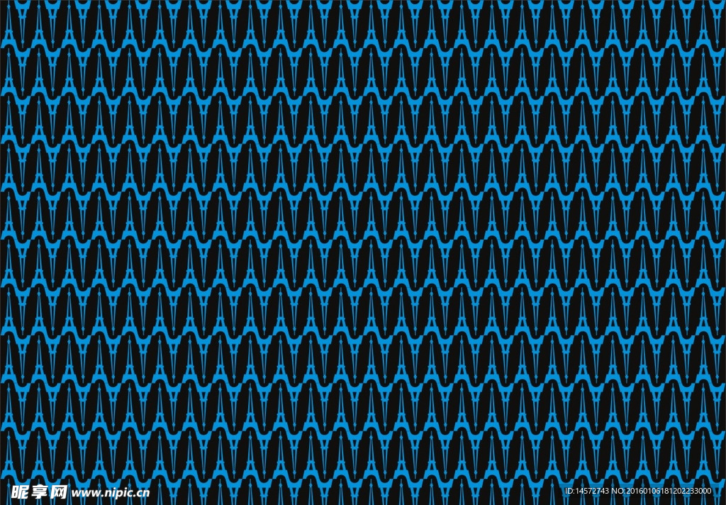 埃菲尔铁塔矢量底纹设计无缝接