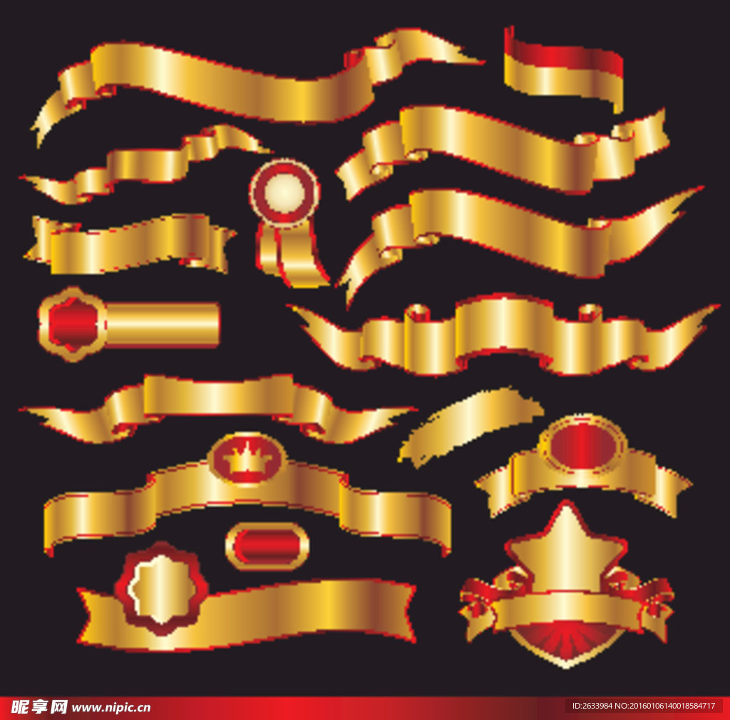 金色条栏