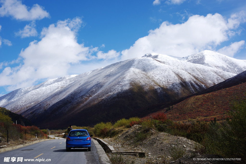 高原雪山