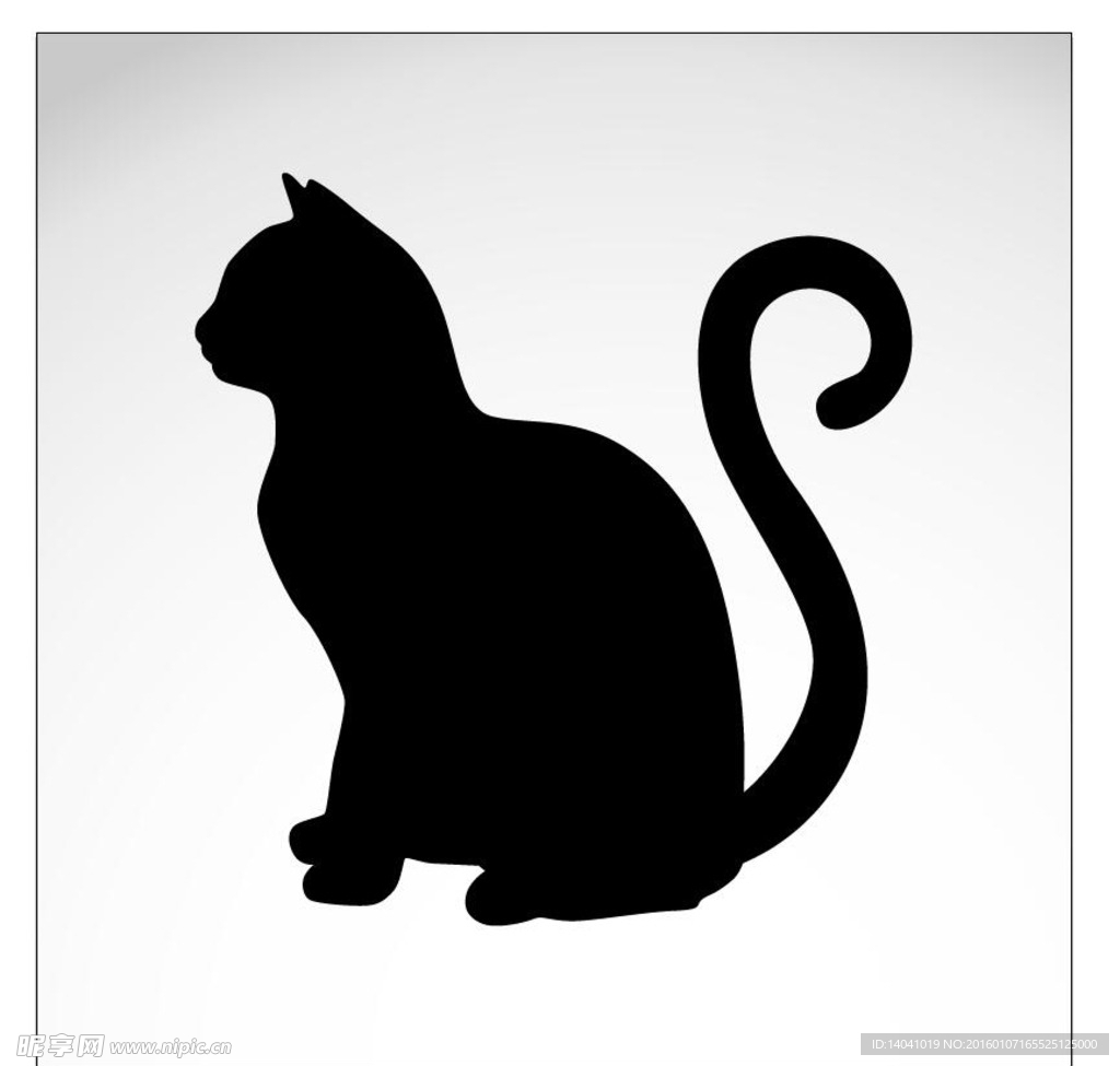 手绘猫素材