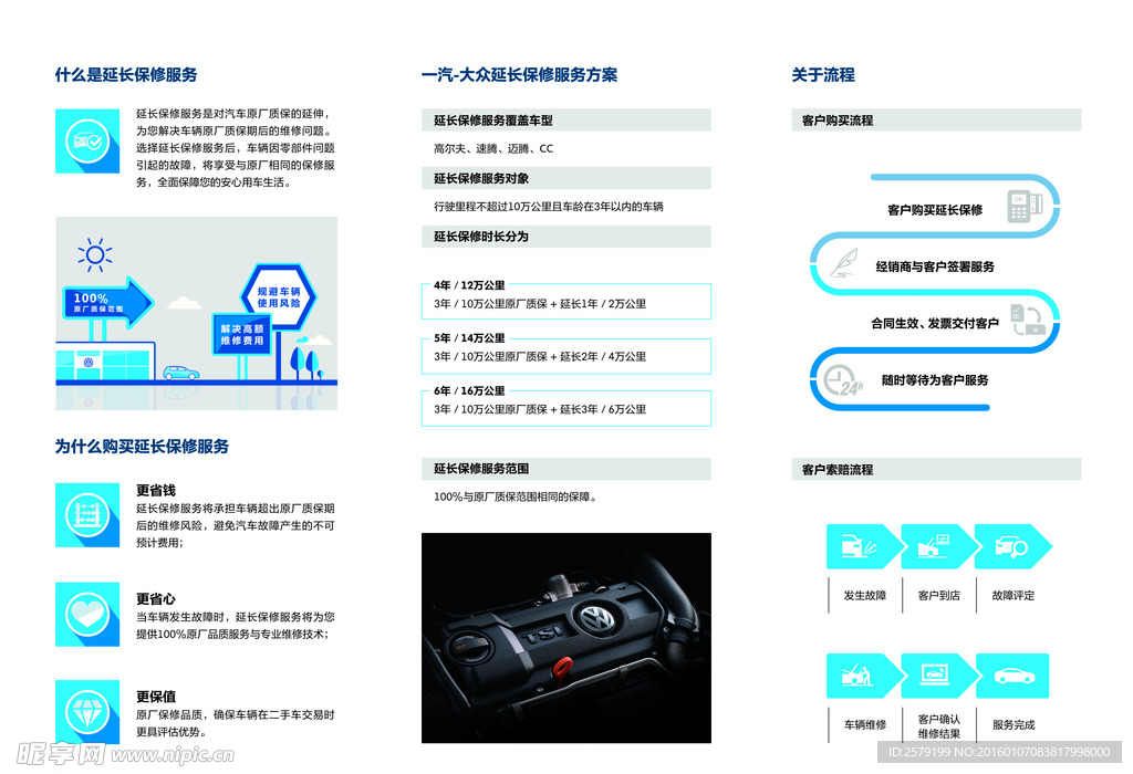 汽车延保折页