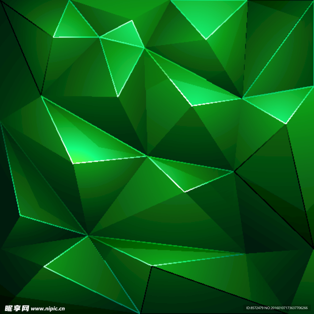 绿色三角纹理图片素材-编号05245154-图行天下
