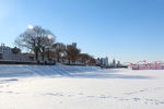 松花江雪景