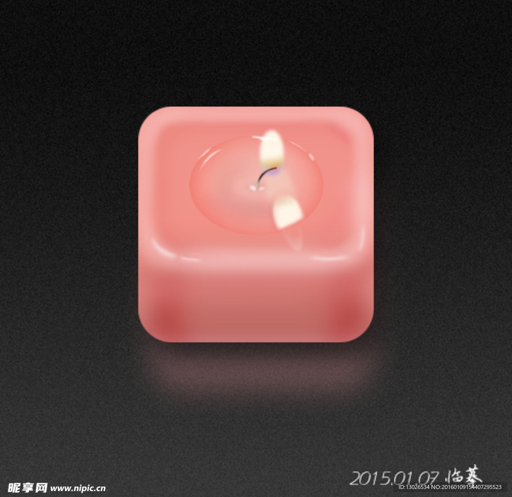 写实蜡烛ICON