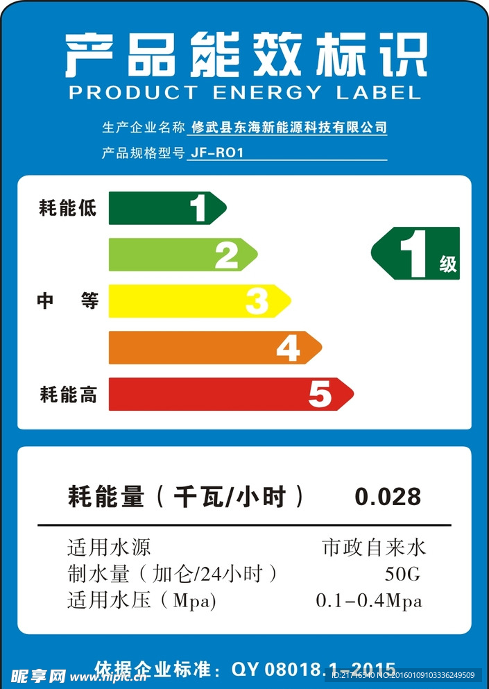 产品能效标识