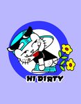 矢量卡通小猫印花图案