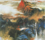陈亮山水画