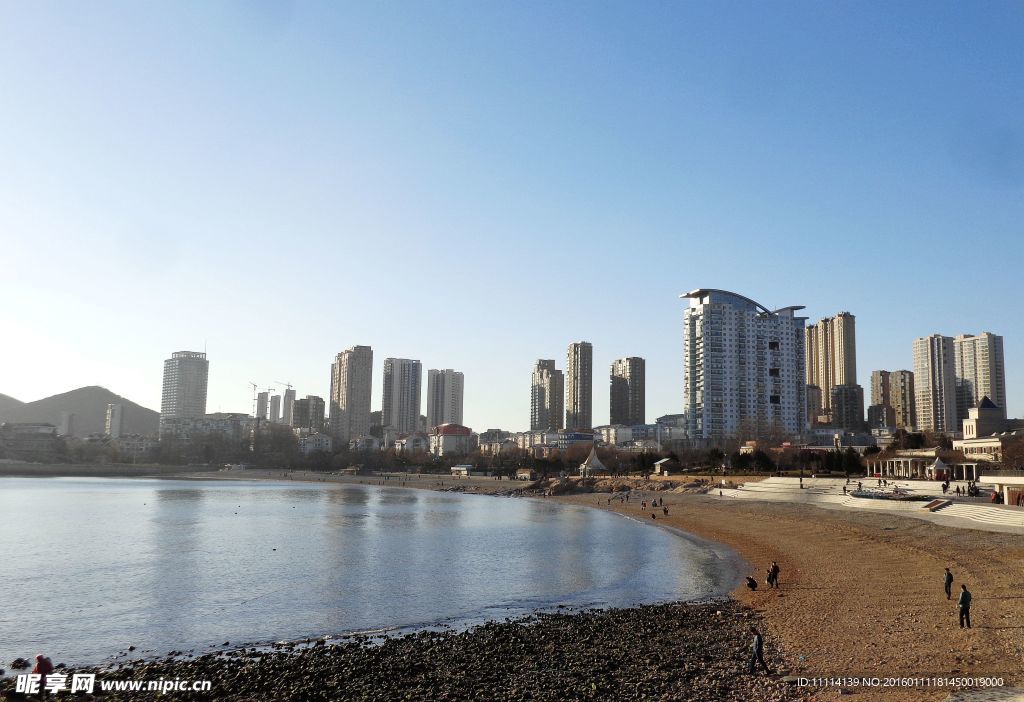 大连星海公园海滨风景