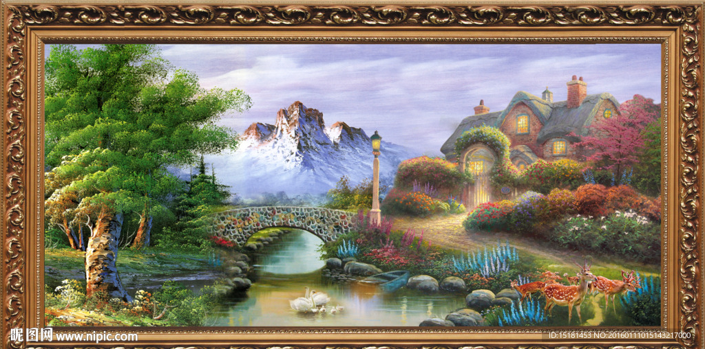 油画风景